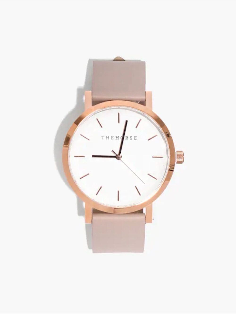 The Horse Rose Gold Watch with Pink Strap